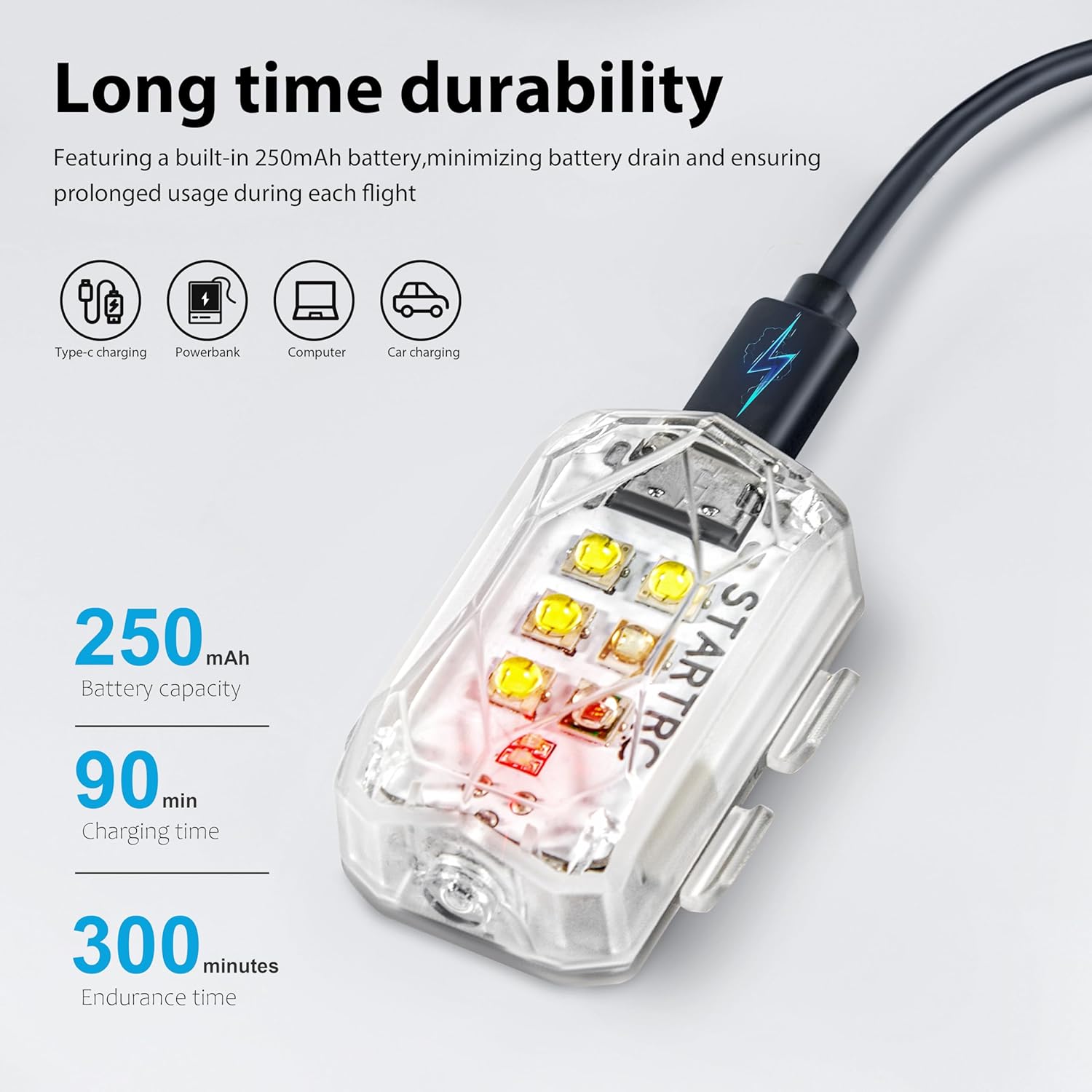 STARTRC Drone Strobe Light Ant - Drone Neck Strap review and price