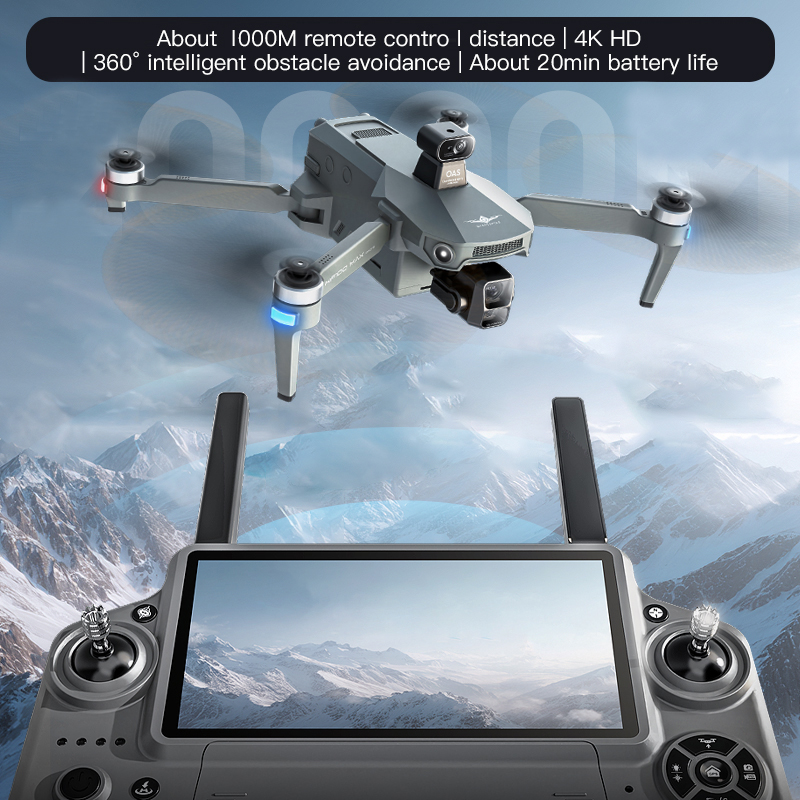 KF100 MAX GPS Drone 4K Camera  - Drone Controller Screen review and price